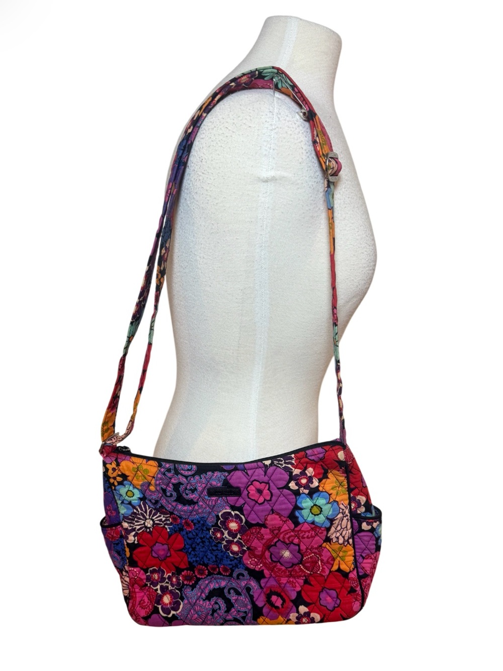 Vera Bradley Quilted Floral Fiesta Crossbody Bag in Multicolor